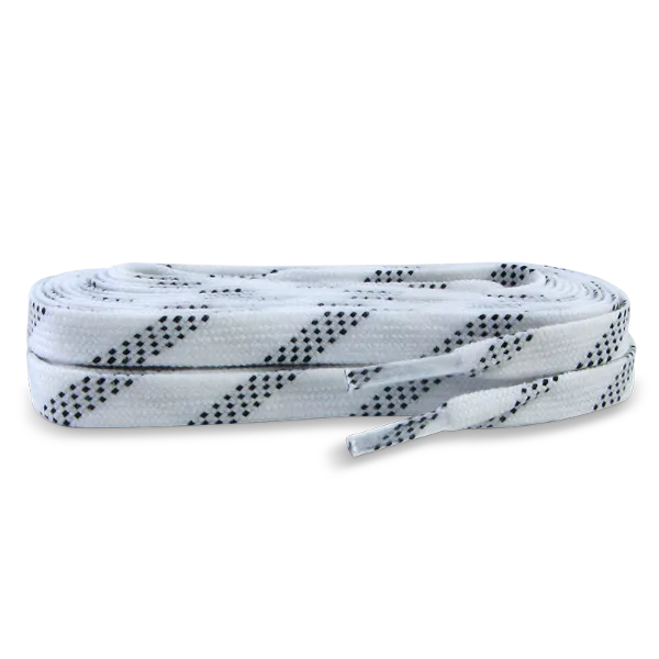 Standard Grade Molded Tip Waxed Laces White LWMTRW96 96" 6/BX