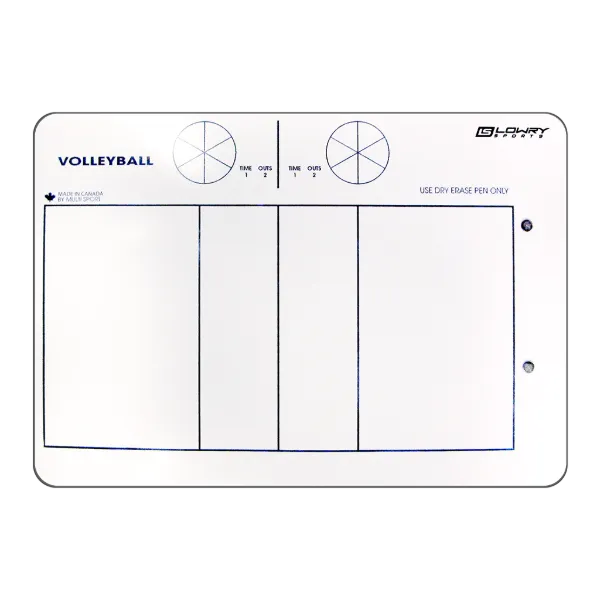 Coaches Board Volleyball White PS27 10"x14"