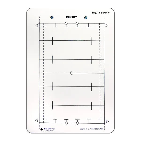 Coaches Board Rugby Field PS23 10"x14"