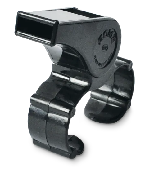 Whistle Plastic with Fingergrip Black W477660 Small 12/CS