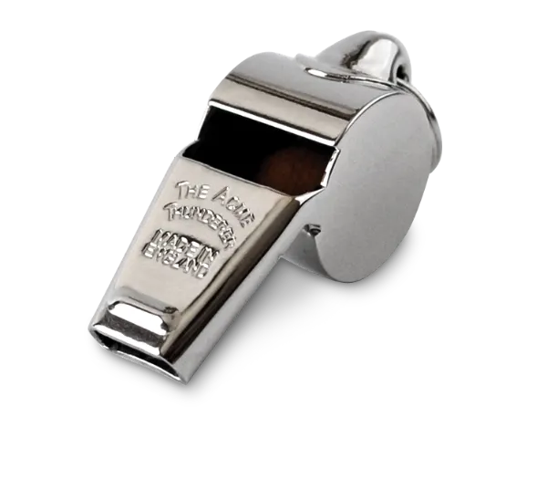Whistle Metal with Tapered Mouthpiece Chromed Metal W60 Small 12/CS
