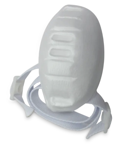 Player Chin Cup with Strap White PCCS-05