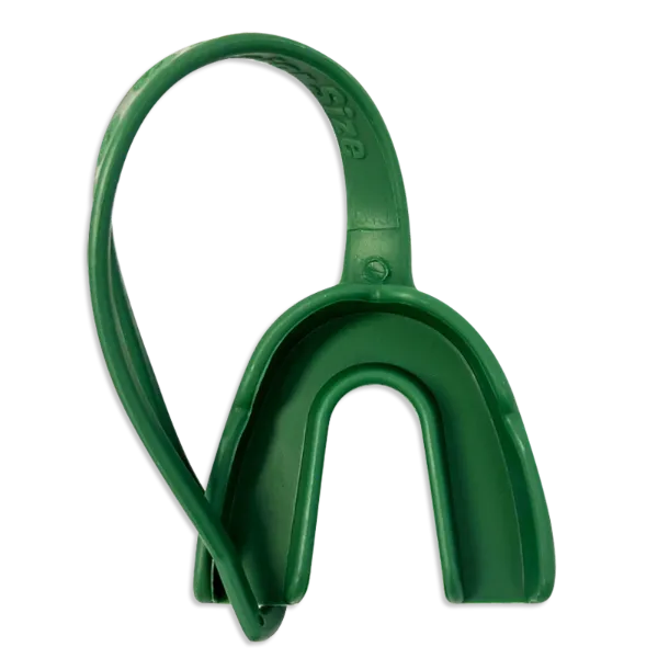 Mouthguard Boil & Bite with Strap Green MG7000-04 100/CS