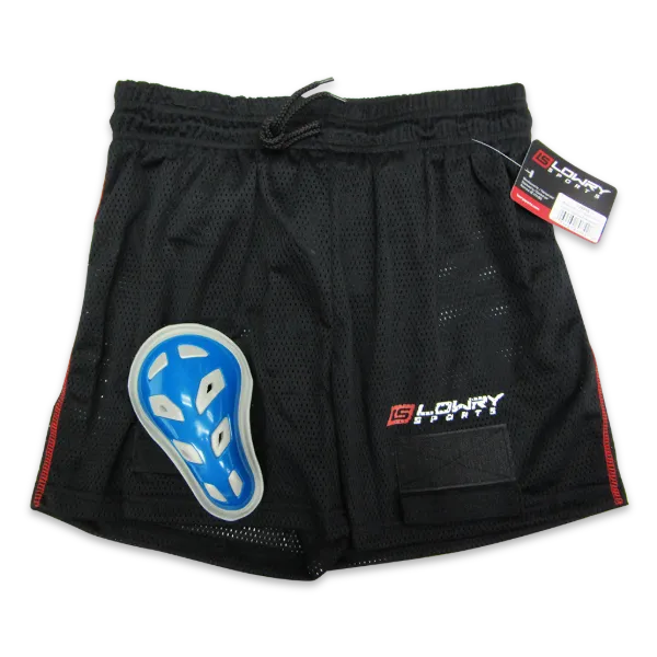 Mesh Jock Shorts with Pro Tapered Cup Black L443AL 33"-36" Adult Large