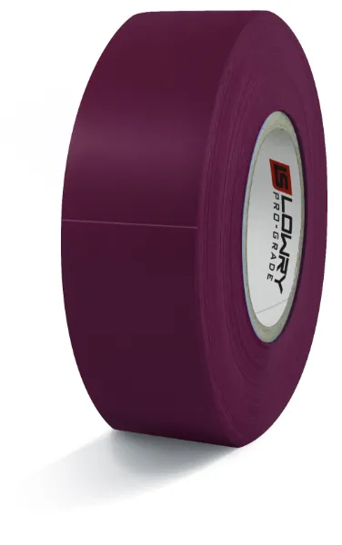 Pro Grade Polyethylene Sock Tape Burgundy 208-21 24MMx25M 50/CS