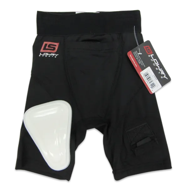 Compression Jill Short with Cup Black L333GL 22"-24" Girls Large