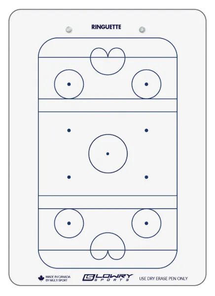 Coaches Board Ringette One Colour PS22 10"x14"