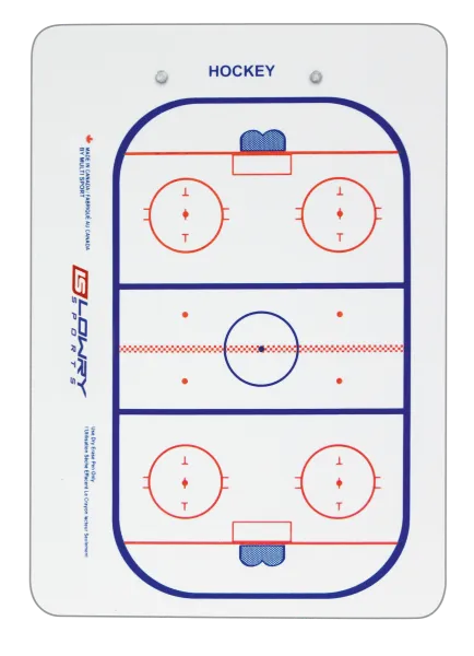 Coaches Board Hockey with Spring Clip 2 Colour PS15 10"x14"