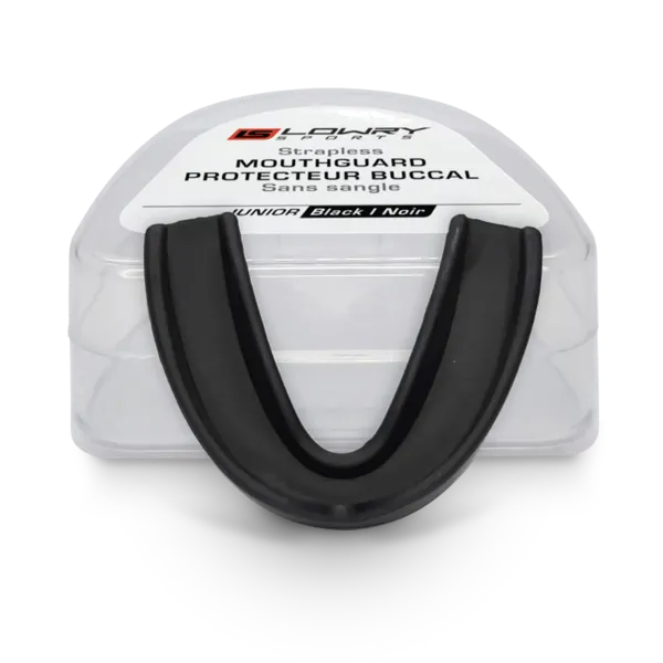 Strapless Mouthguard with Case Black MG8001-01 Junior 100/CS