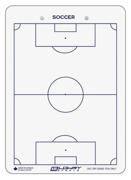 Coaches Board Soccer Indoor 1 Colour PS24 10"x14"