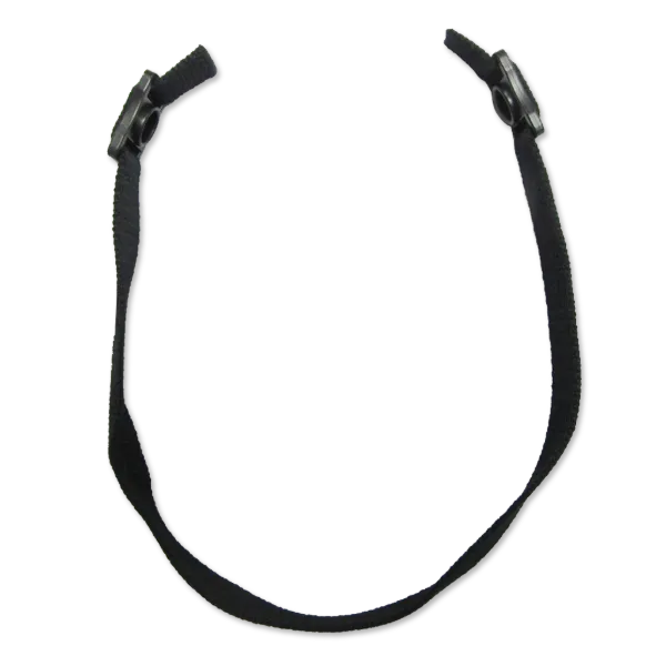 Chin Strap with 2 Slider Buckles Black CHINR-01 17" 6/PK