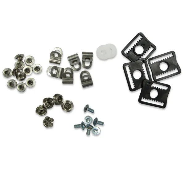 Goalie Mask Hardware Kit Black GHH-01