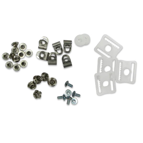Goalie Mask Hardware Kit White GHH-05
