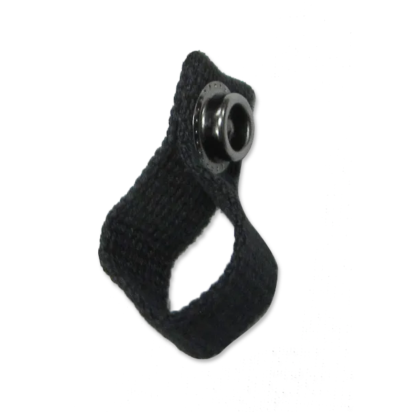 Chin Strap Loops Black LOOP 10/PK