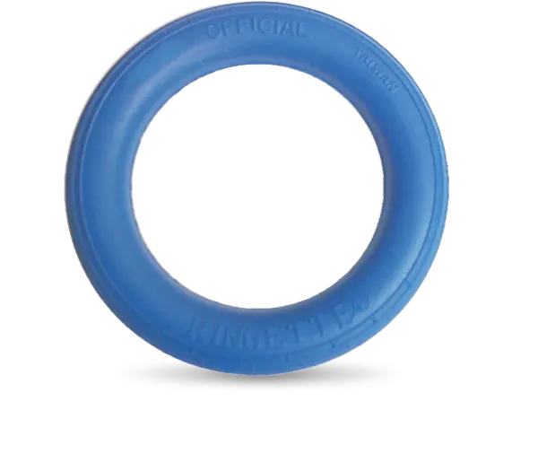Ringette Ring Official Size & Weight BLUE FI-1014 72/CS