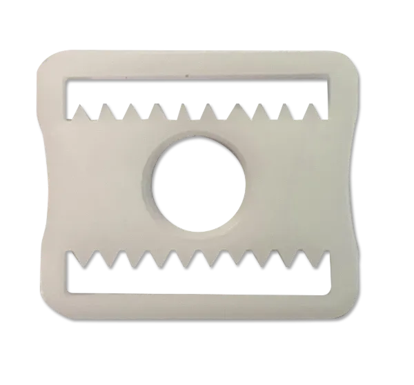 Helmet Clip For Goalie White HCG-05 1" 25/PACK