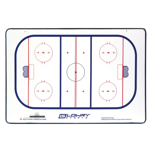 Coaches Board Hockey Framed with Marker 2 Colour 393 24"x36"