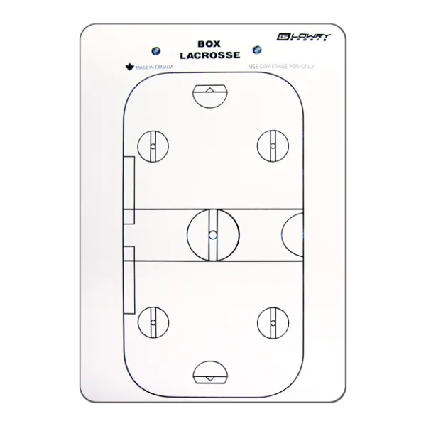 Coaches Board Lacrosse Box White PS18W 16"x24"